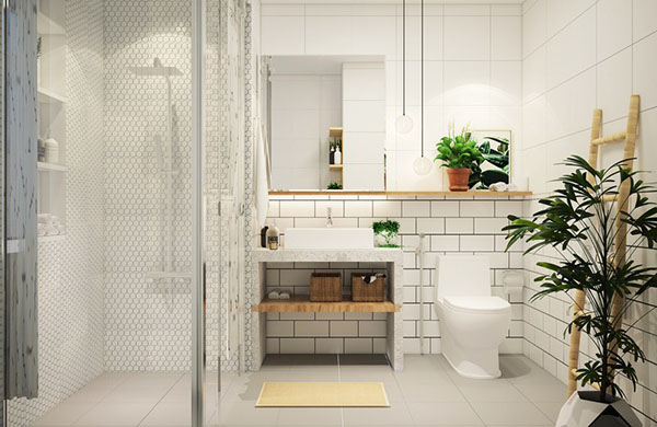 Mẫu thiết kế phòng tắm 4m2